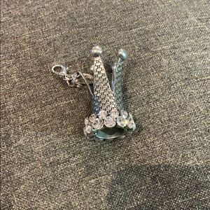 Silver Crown Plunder Pendant